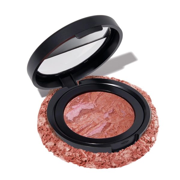 Marbleized Blush for Cheeks - Pink Grapefruit - Satin Finish - Buildable Color