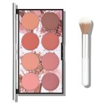 8 Colors Face Blush Palette, Natural Matte Blush Palette, Smooth Blendable Powder Blush, Multiuse Makeup Palette