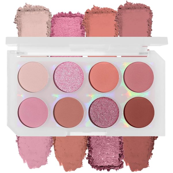 Neutral Eyeshadow Makeup Palette, 8 Colors Shimmer Matte Nude Taupe Rose Burgundy Eye Makeup Pallet, Natural Warm Tone High Pigmented Blendable & Buildable Eyes Shadow Kit