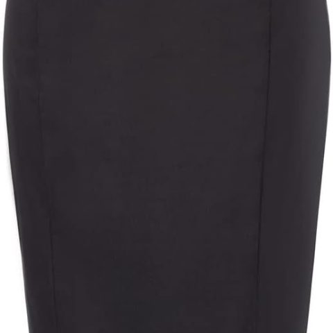 Women Bodycon Pencil Skirt with Belt Solid Color Hip-Wrapped