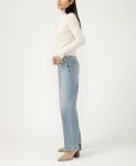 Women Loose & Low Rise Straight Leg Jeans