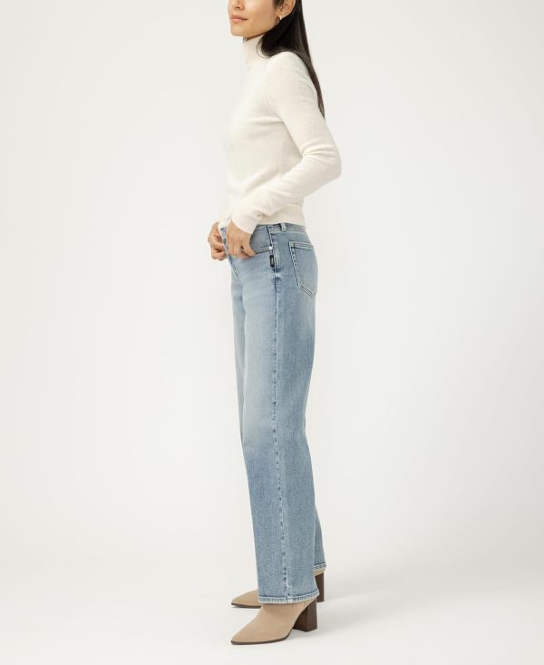Women Loose & Low Rise Straight Leg Jeans