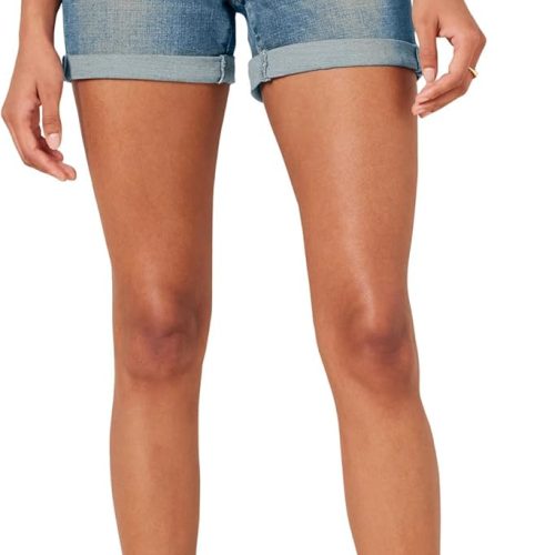 Women Mid-Rise Slim Fit 4" Denim Shorts