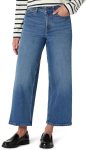 Women High-Rise Wide Leg Crop Jeans
